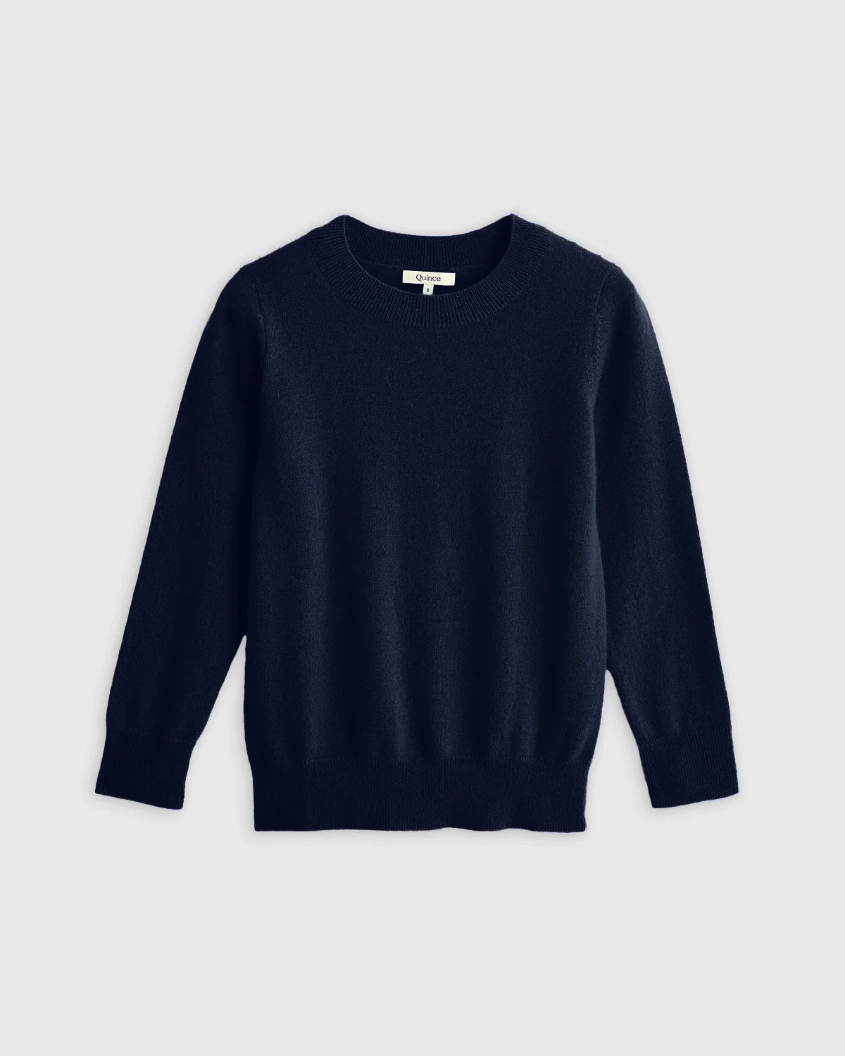 Washable Cashmere Crewneck Sweater - 6 / Heather Grey
