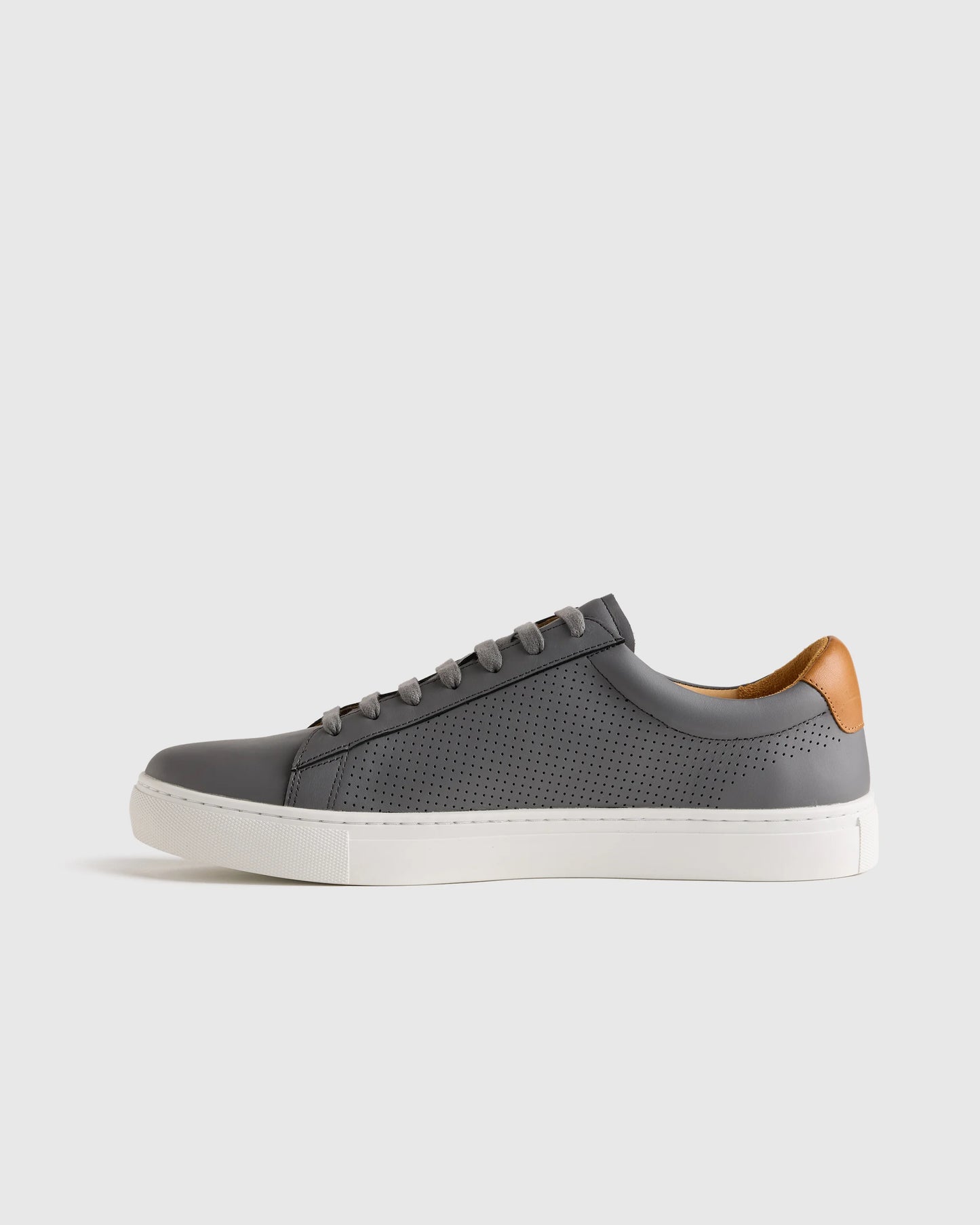 Italian Leather Everyday Sneaker - 7 / Black/Black