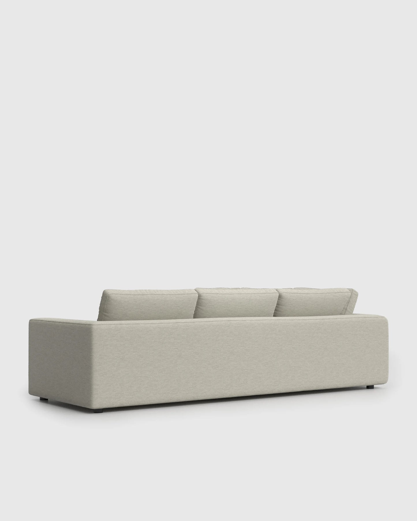 Ashford Deep Seat L Sectional in Performance Basketweave - 119x119 / Fog