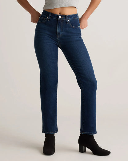 Bella Stretch Straight Jeans - 24 / Midnight Blue