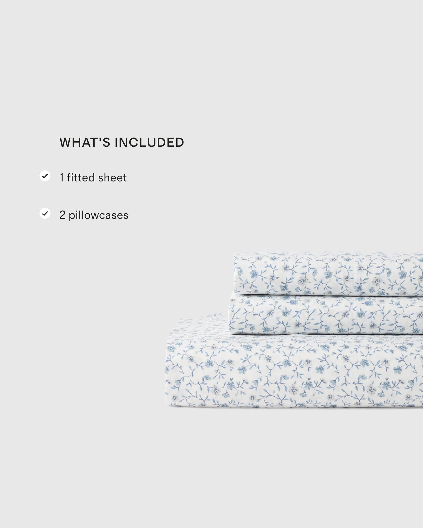 Organic Crisp Percale Floral Fitted Sheet Set - Twin / Toffee Florette