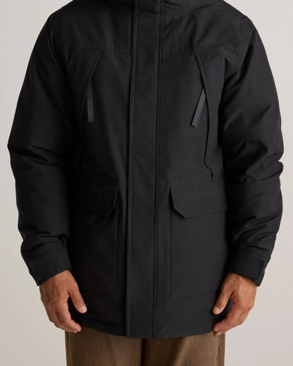 Responsible Down Hooded Parka - S / Storm Blue