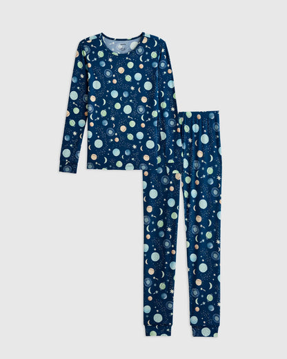 Bamboo Long Sleeve and Pant Pajama Set - 6 / Wildflower Dreams