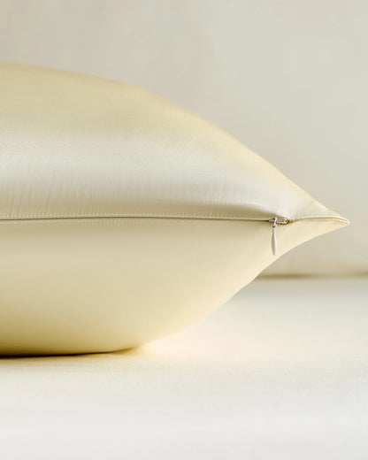 100% Mulberry Silk Pillowcase - Standard / White