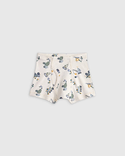 Boys 100% Organic Cotton Boxer Brief 7-Pack - 2T / Boy Multi Pack