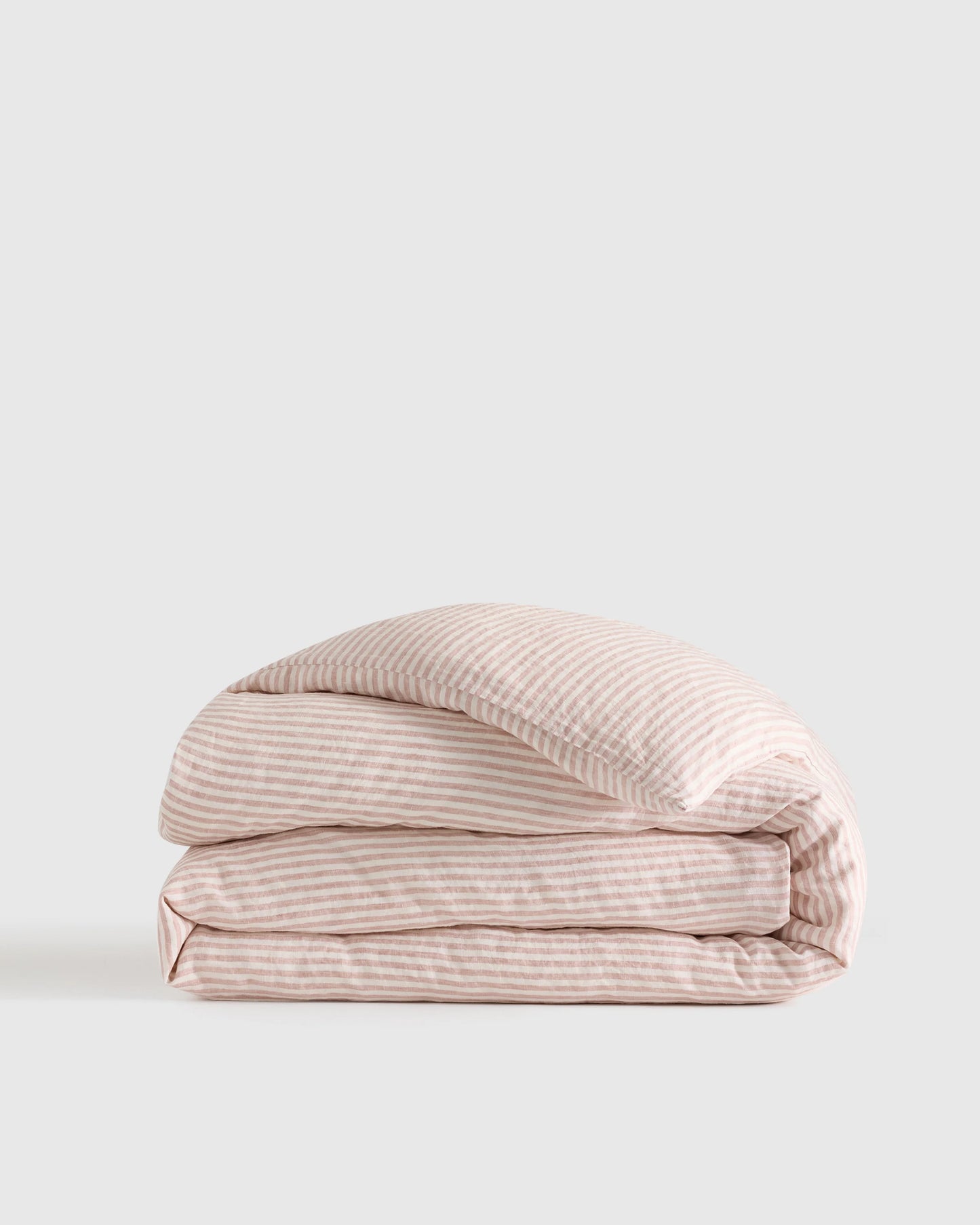 European Linen Duvet Cover - Twin / Peach