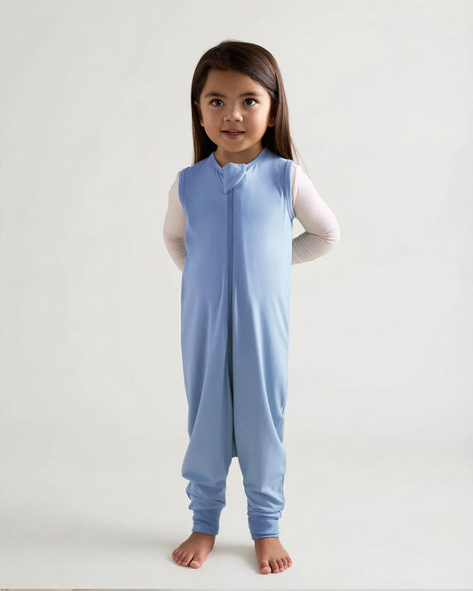 Bamboo Sleep Bag Walker 0.5 TOG - M / Colony Blue