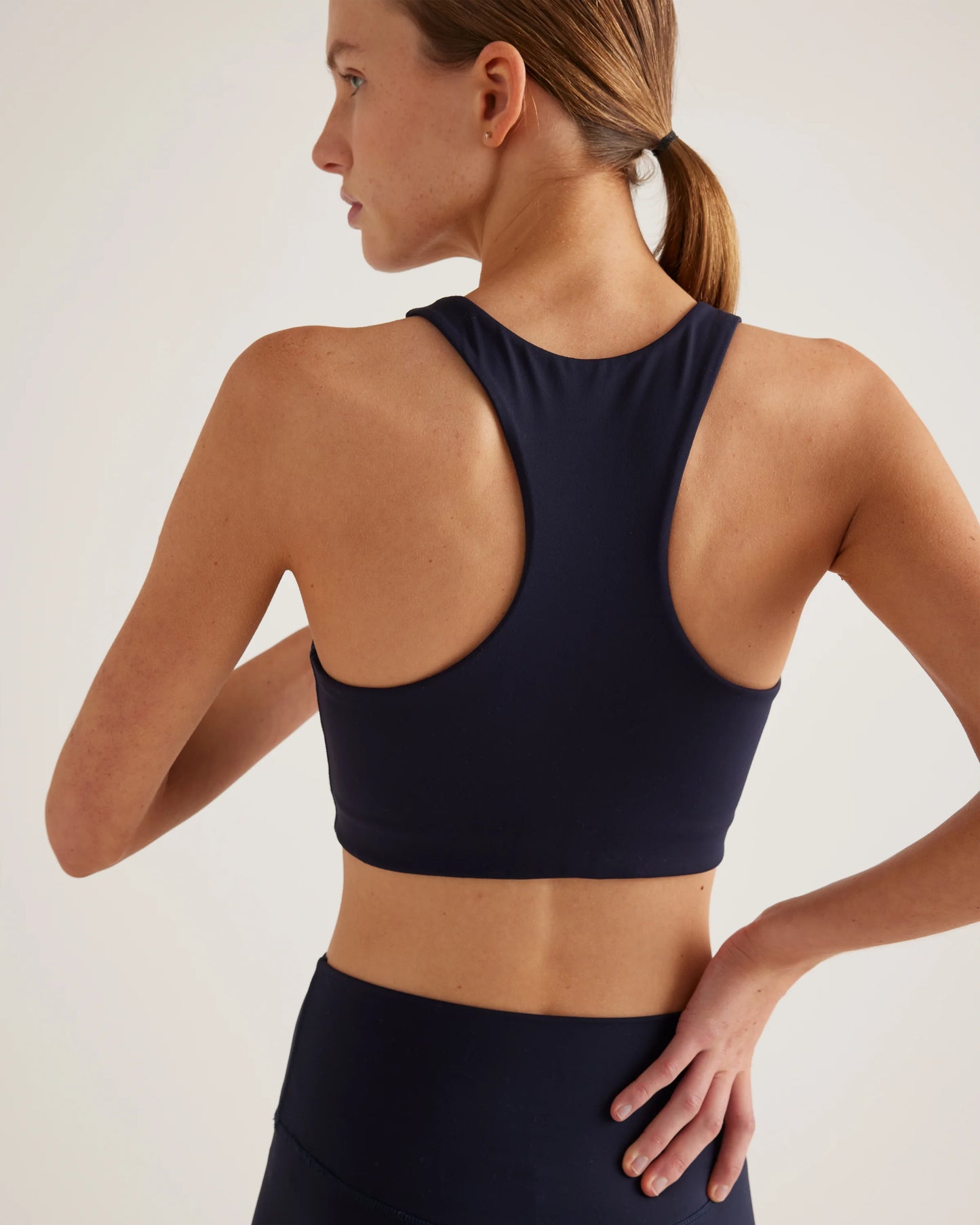 Ultra-Form Scoop Neck Longline Bra - XS / Black Camo