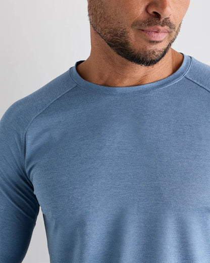 Flowknit Breeze Performance Long Sleeve Tee - XS / Heather Grey