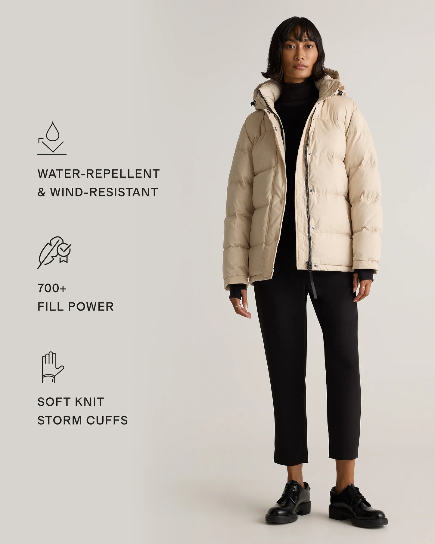 Responsible Down Puffer Jacket - XS / Sea Spray Green
