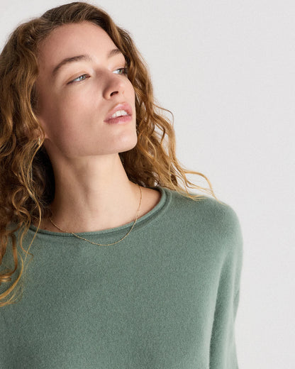 Mongolian Cashmere Batwing Sweater - S/M / Black