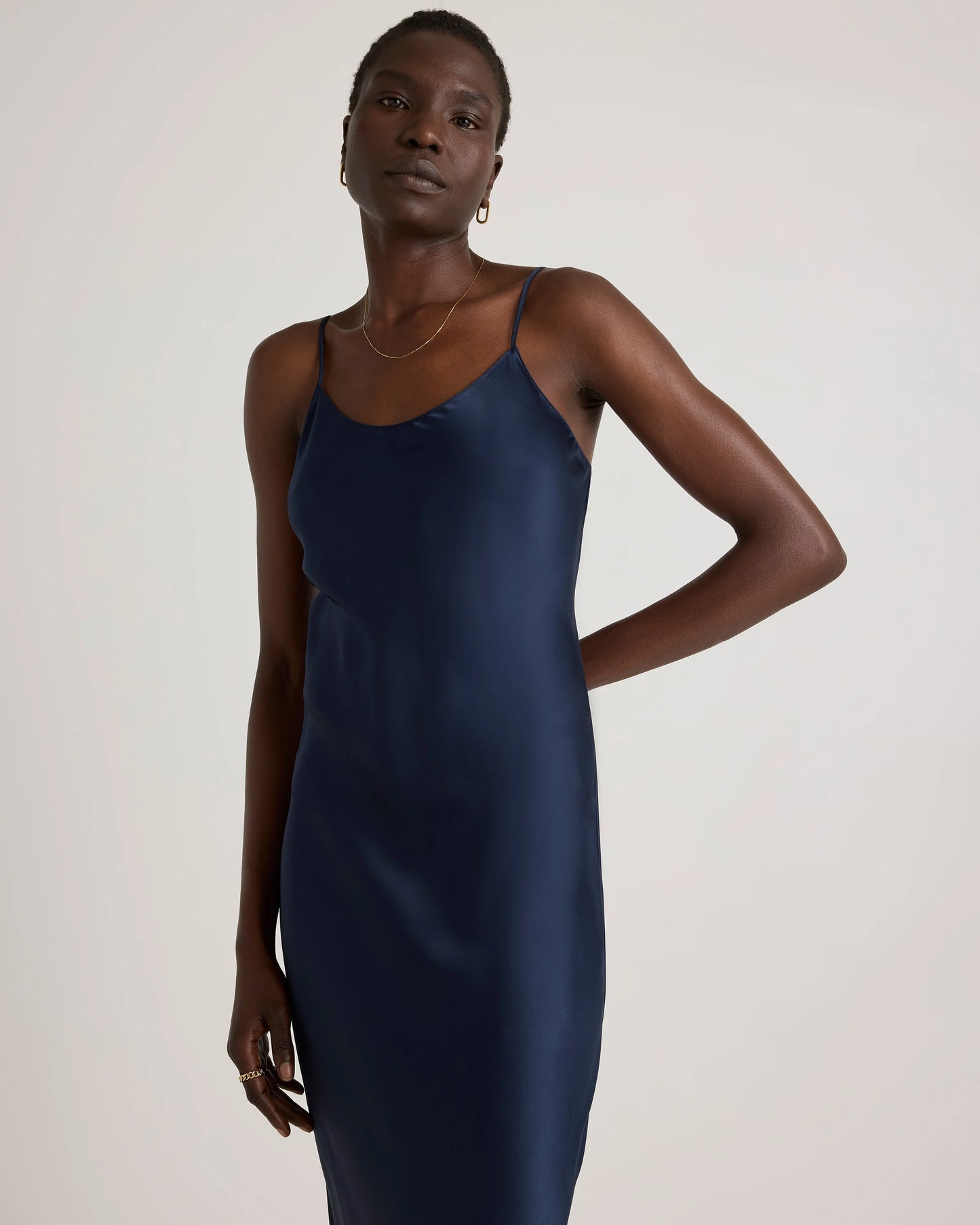 100% Washable Silk Maxi Slip Dress - XS / Cordovan Red Hibiscus