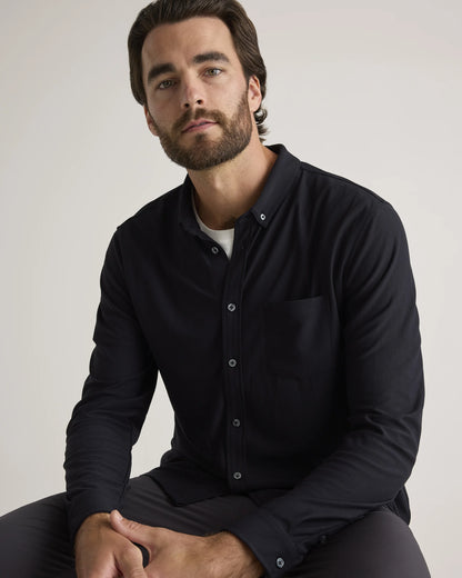ProPique Performance Button Down - S / Light Grey