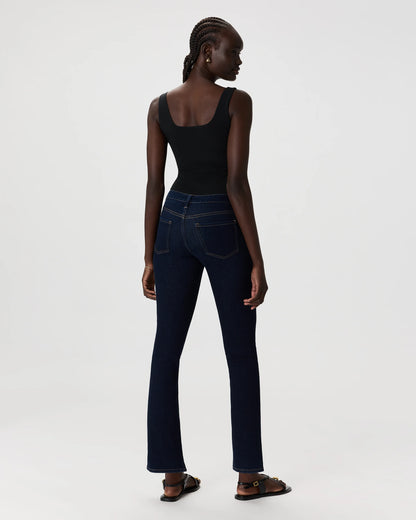Luna Stretch Slim Straight Jeans - 24 / Black