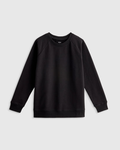 Organic Cotton French Terry Crew Neck Sweatshirt - 6 / Heart Graphic