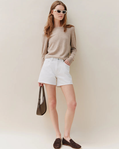 Bella Stretch Vintage Shorts - 24 / Obsidian Blue Fray