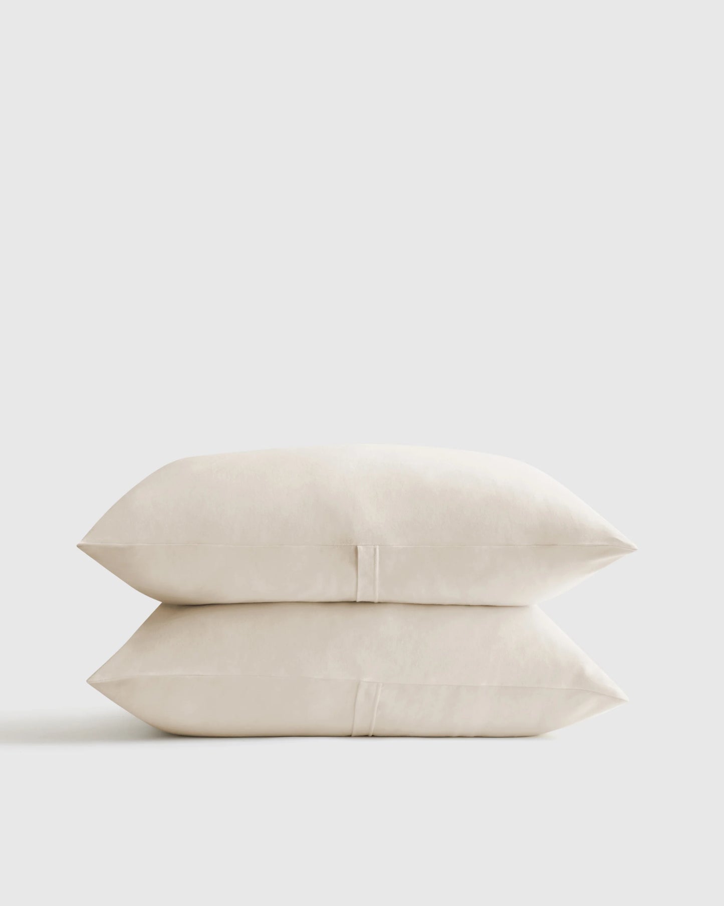 Organic Jersey Sham Set - Standard / Heather Grey