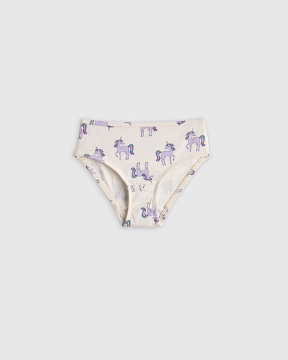 Girls 100% Organic Cotton Brief 7-Pack - 6 / Girl Multi Pack