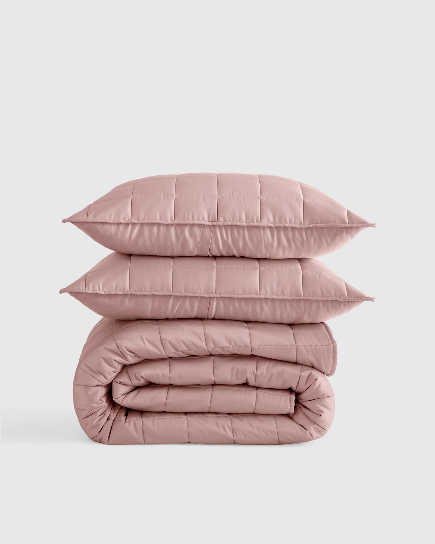 Bamboo Box Quilt Set - Twin / Sage