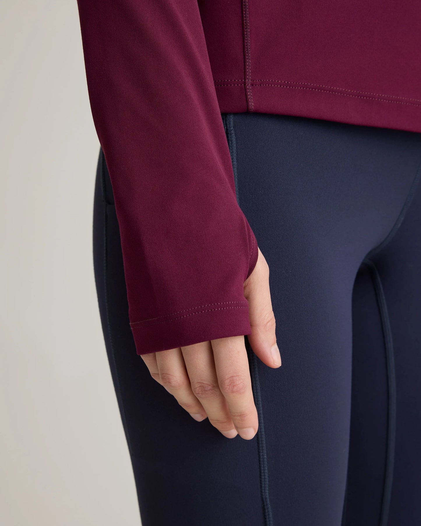 Ultra-Form Long Sleeve Top - XS / Plum