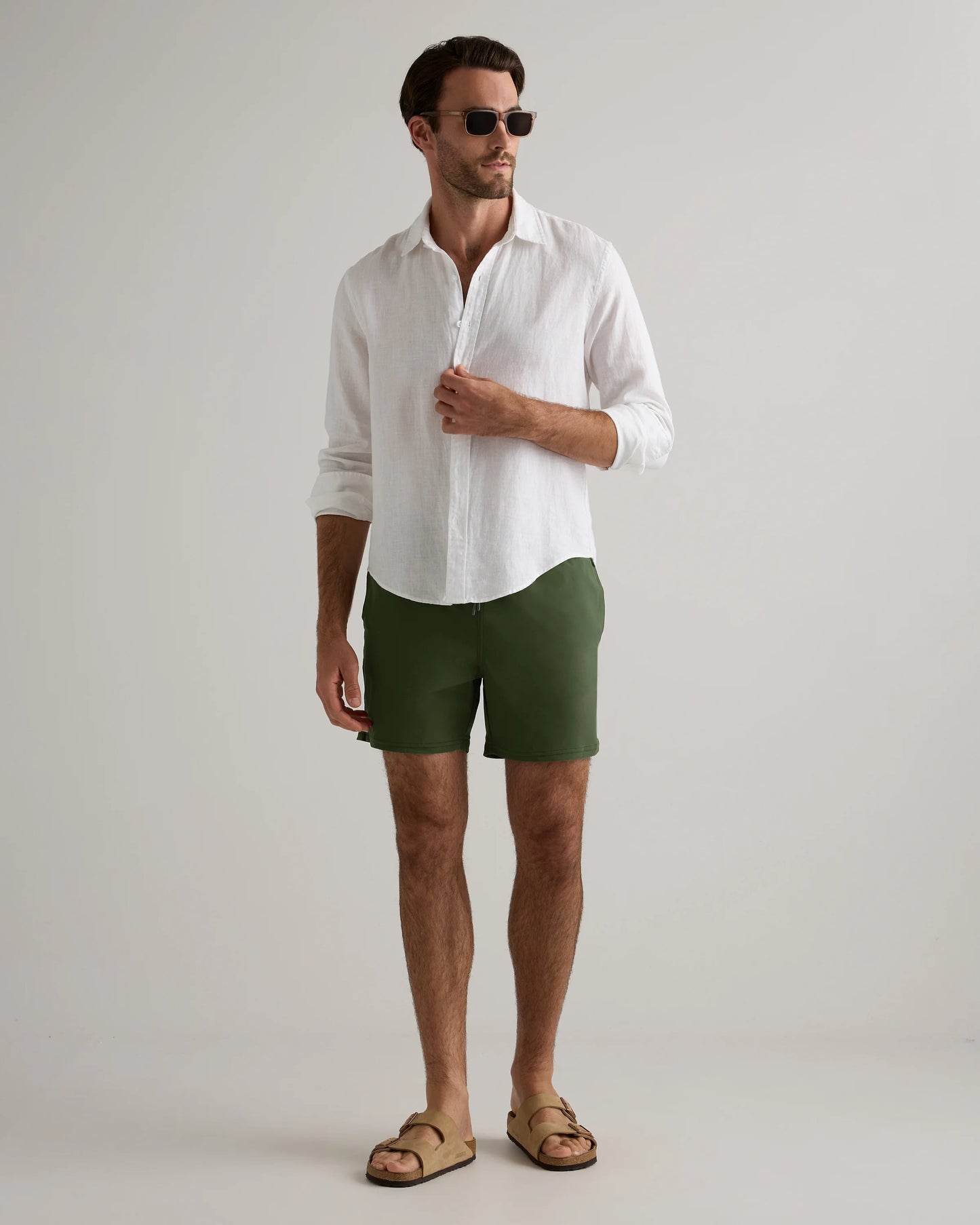 Italian Swim Trunks - 5.5" - XS / Navy Diamond Geo