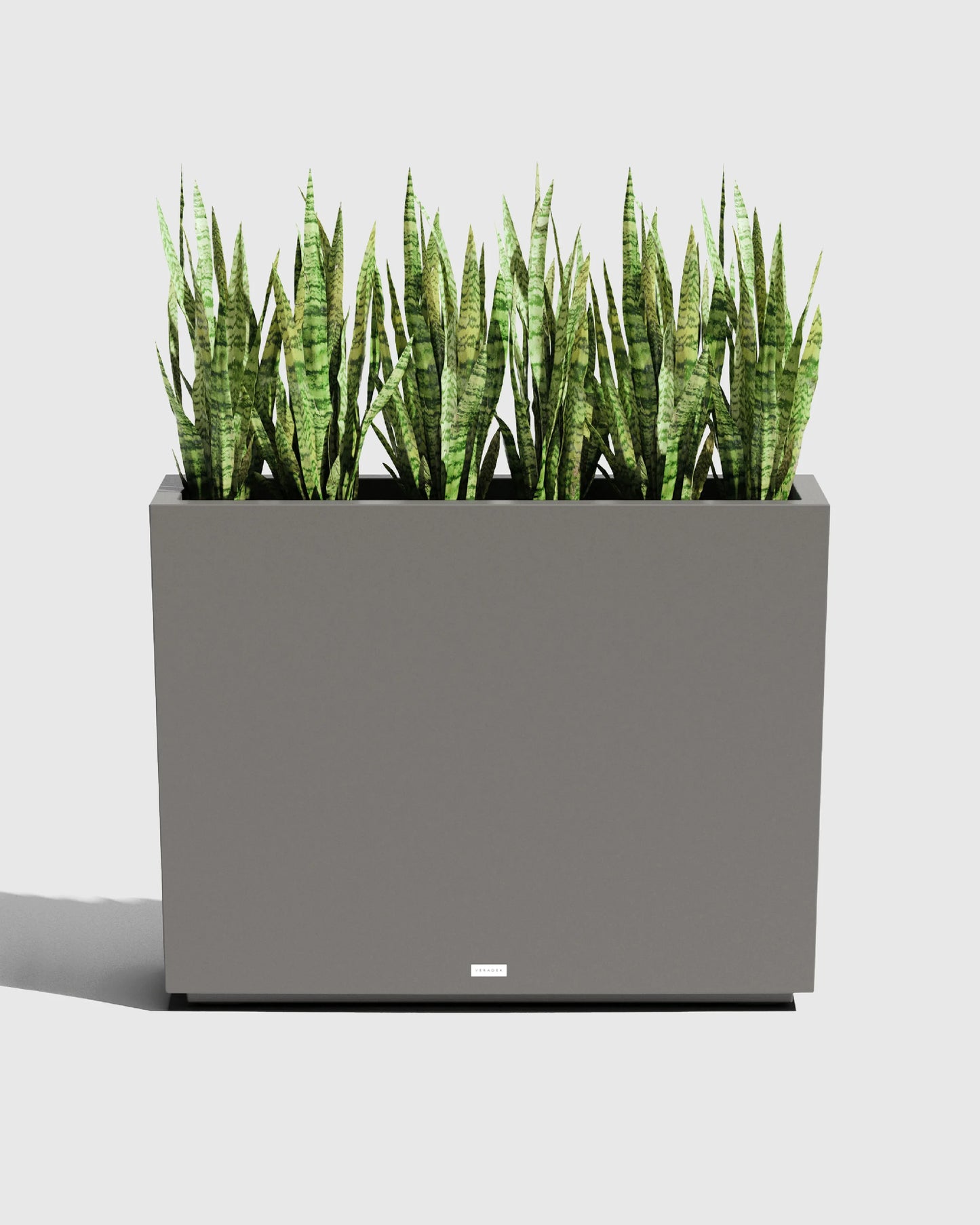 Block Series All Weather Rectangular Planter by Veradek - One Size / Black