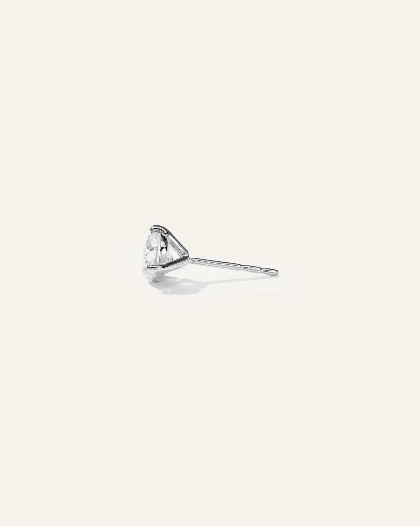 14K Gold Lab Grown Diamond Martini Studs - 1ctw - One Size / Yellow Gold