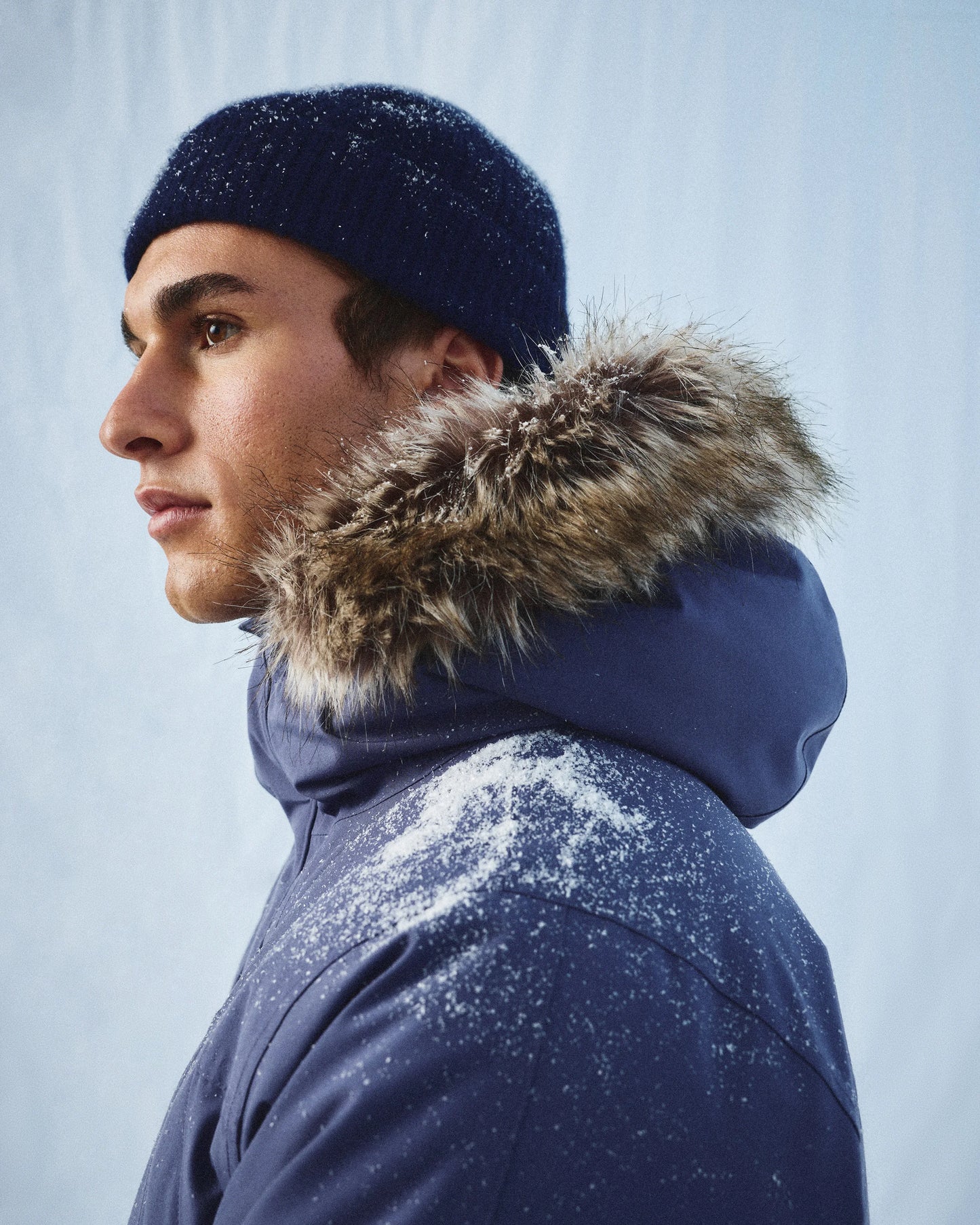 Responsible Down Hooded Parka - S / Storm Blue
