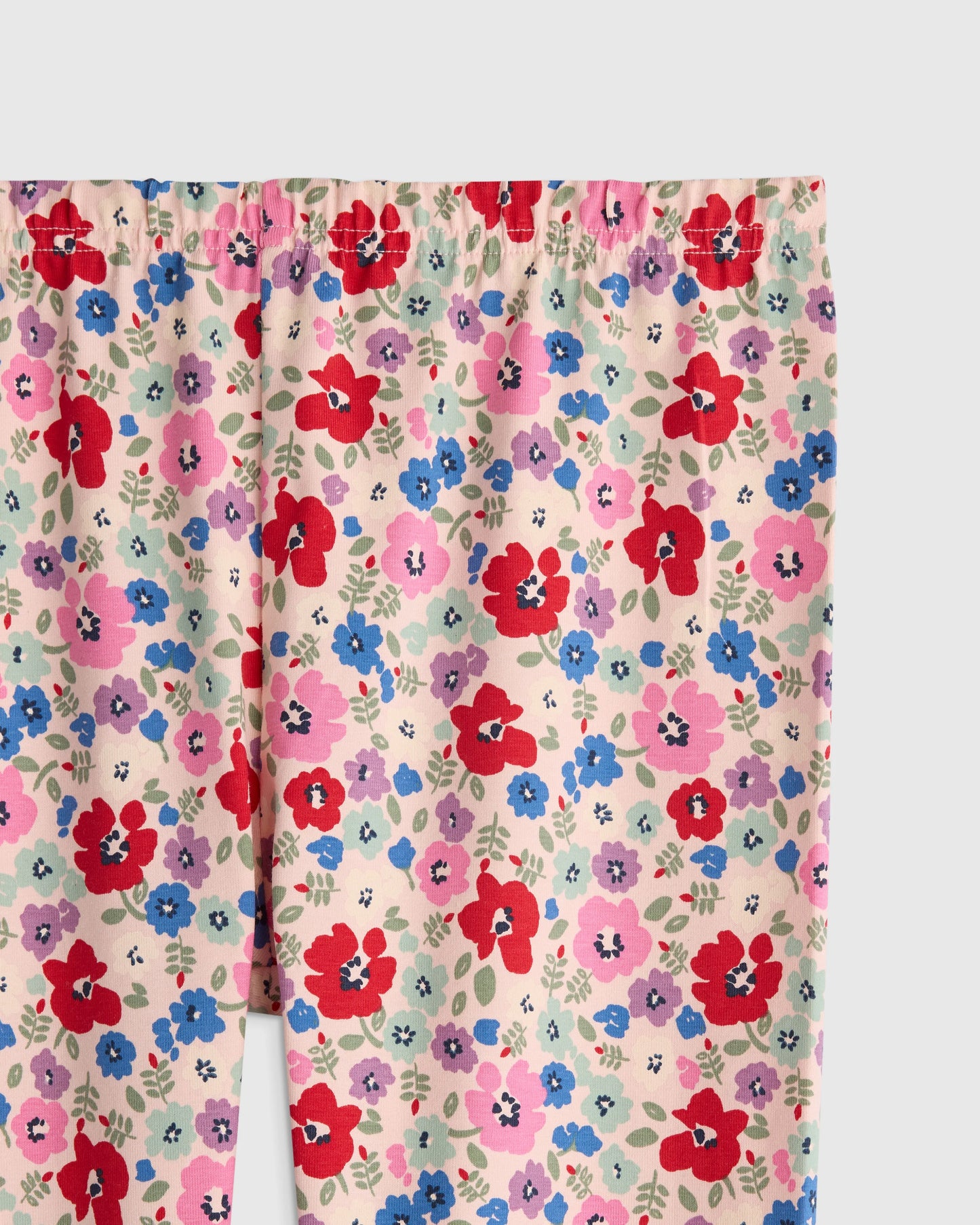 Organic Cotton Leggings - 6 / Red
