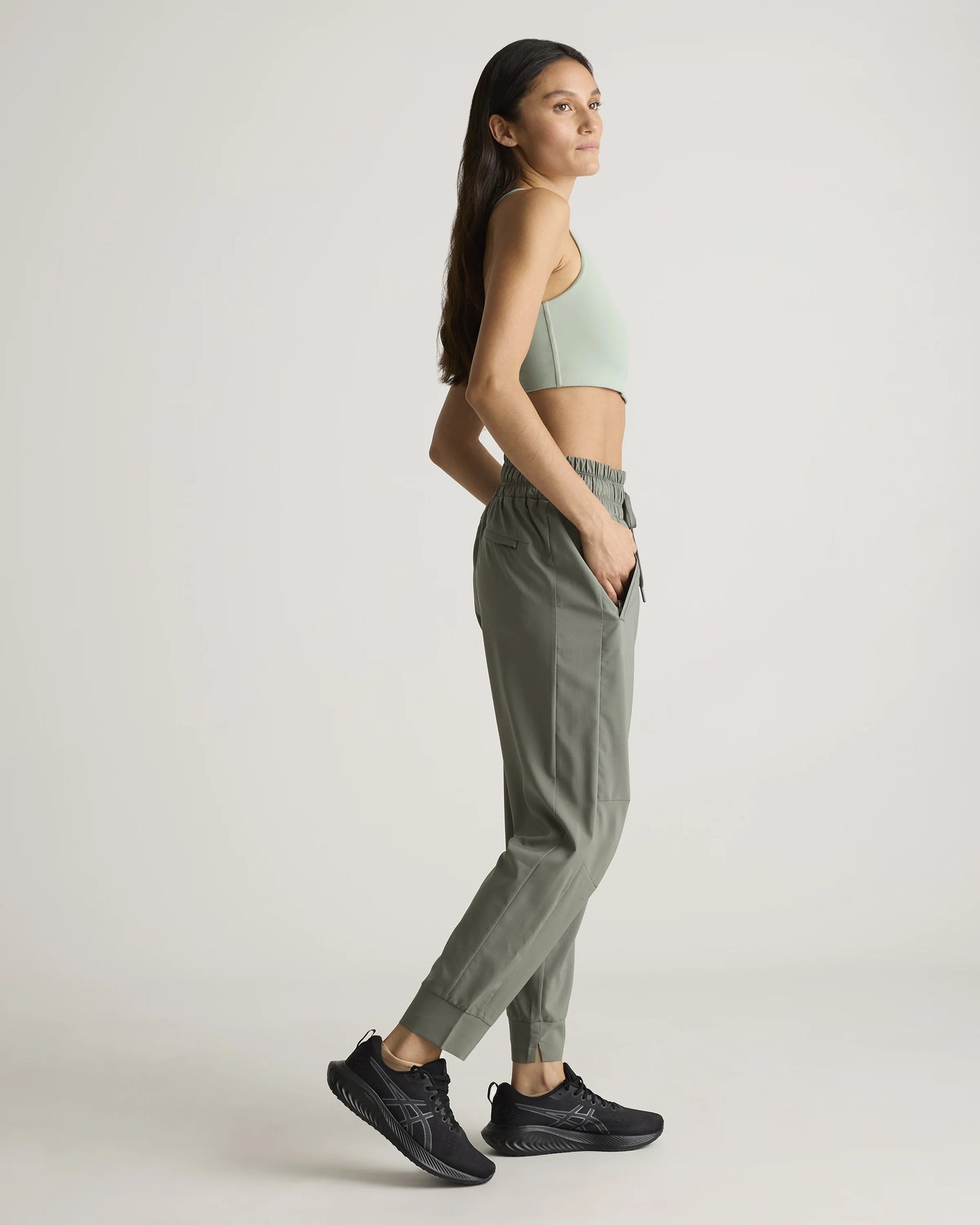 Micro Ripstop Mid-Rise Hike Joggers - XS / Heritage Olive
