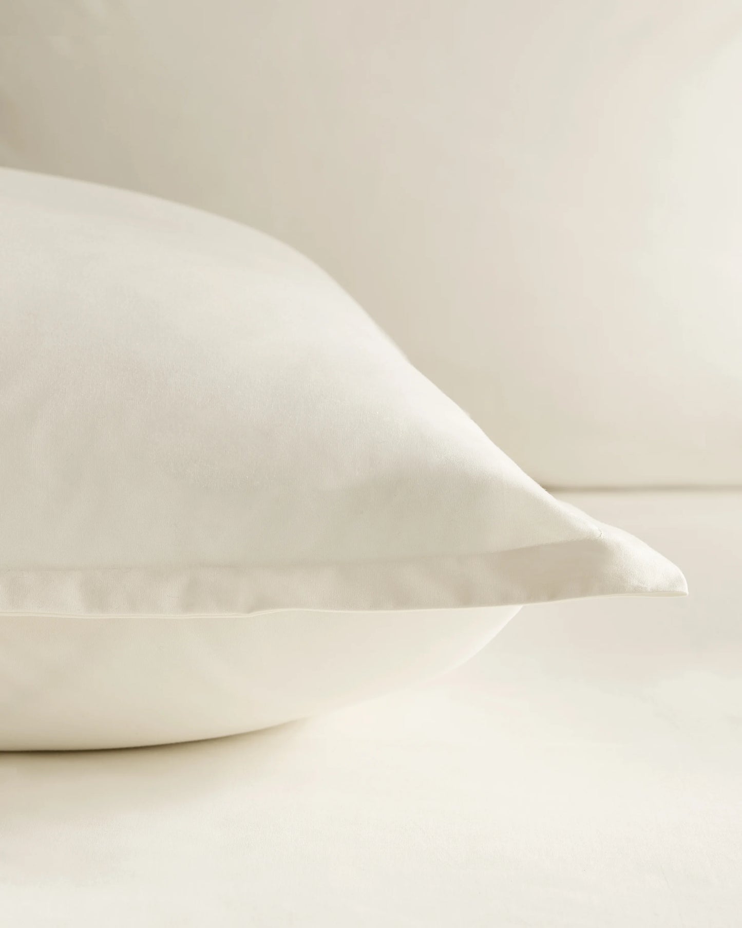 Organic Crisp Percale Euro Sham - Euro / White