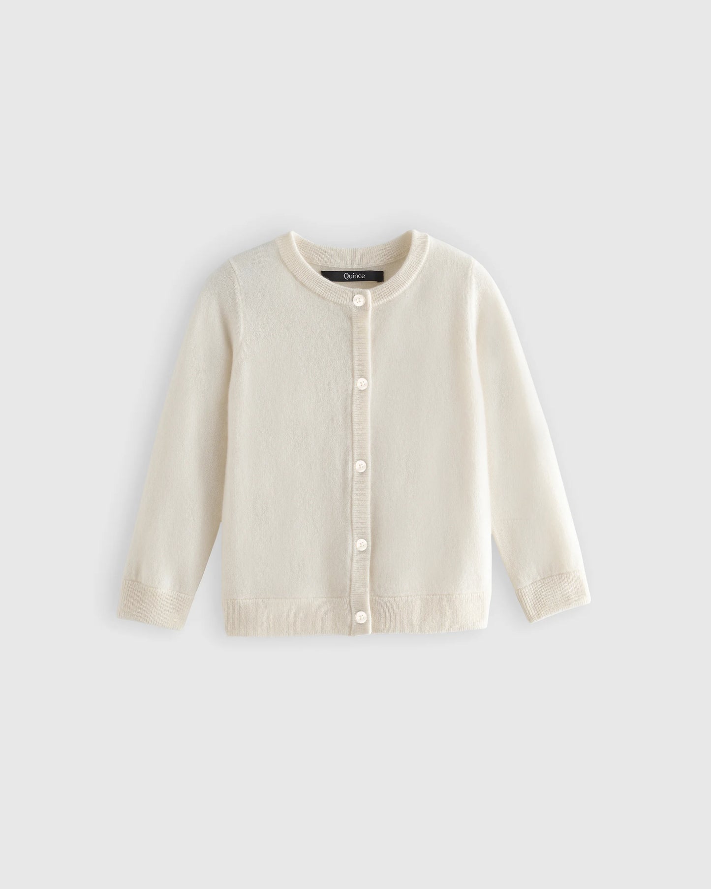 Washable Cashmere Cardigan - 6 / Heather Grey