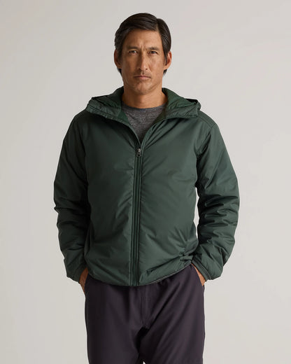 Hybrid Insulated Lightweight Hooded Jacket - S / Black