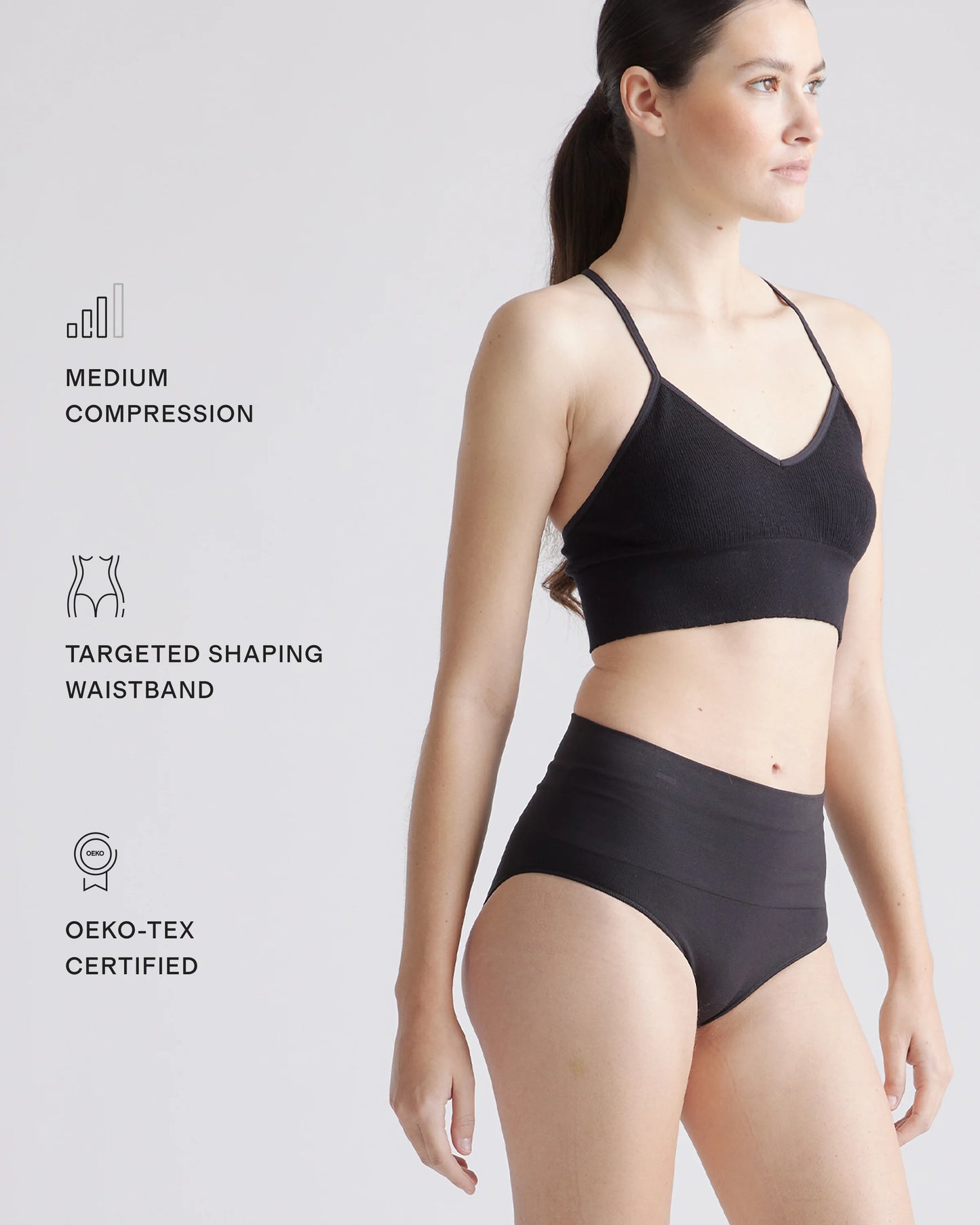 Shaping High-Waisted Brief (3-Pack) - XS / Cocoa