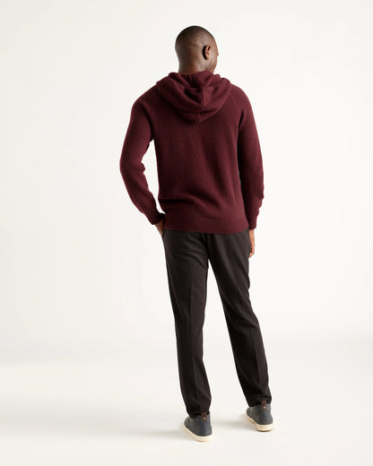 Mongolian Cashmere Pullover Hoodie - XS / Sea Spray Green