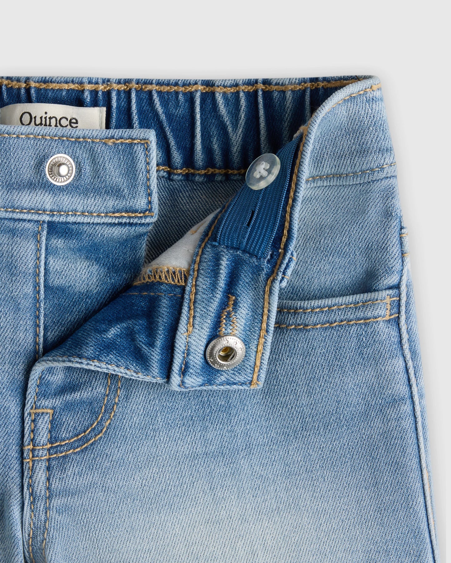 Girls Stretch Denim Short - 2T / Medium Wash