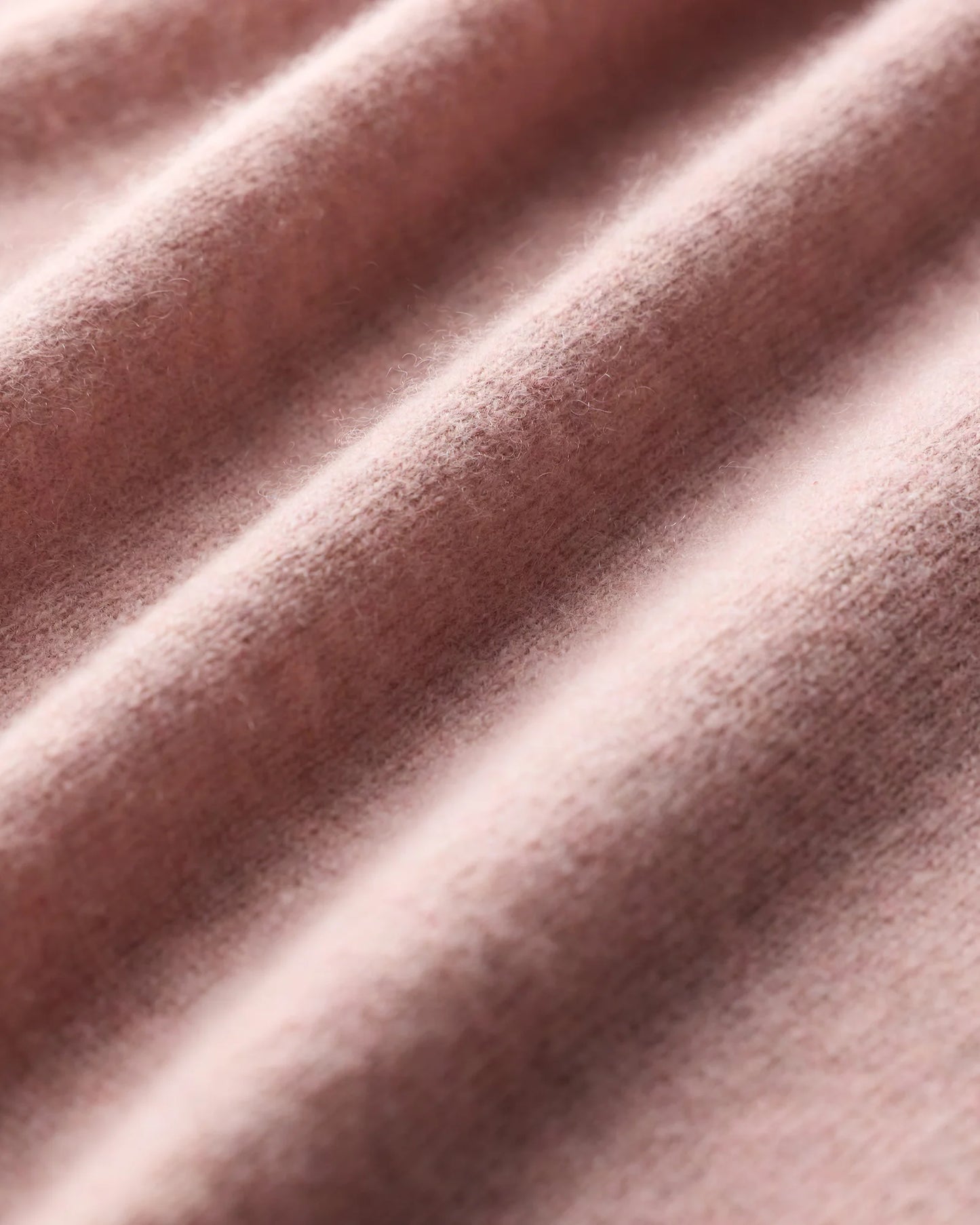 Mongolian Cashmere Tee - 1X / Heather Vintage Pink