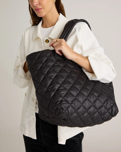 Transit Quilted Carry-All Tote - One Size / Porcelain Blue