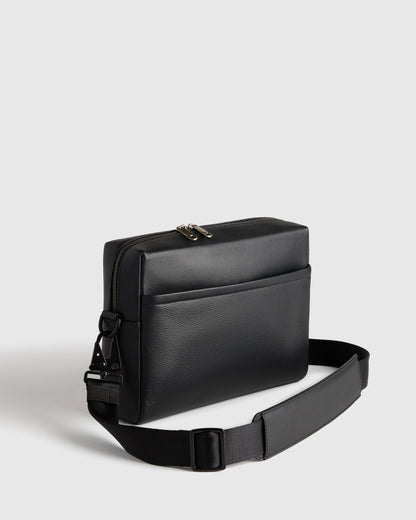 Excursion Italian Leather Crossbody Bag - One Size / Hickory