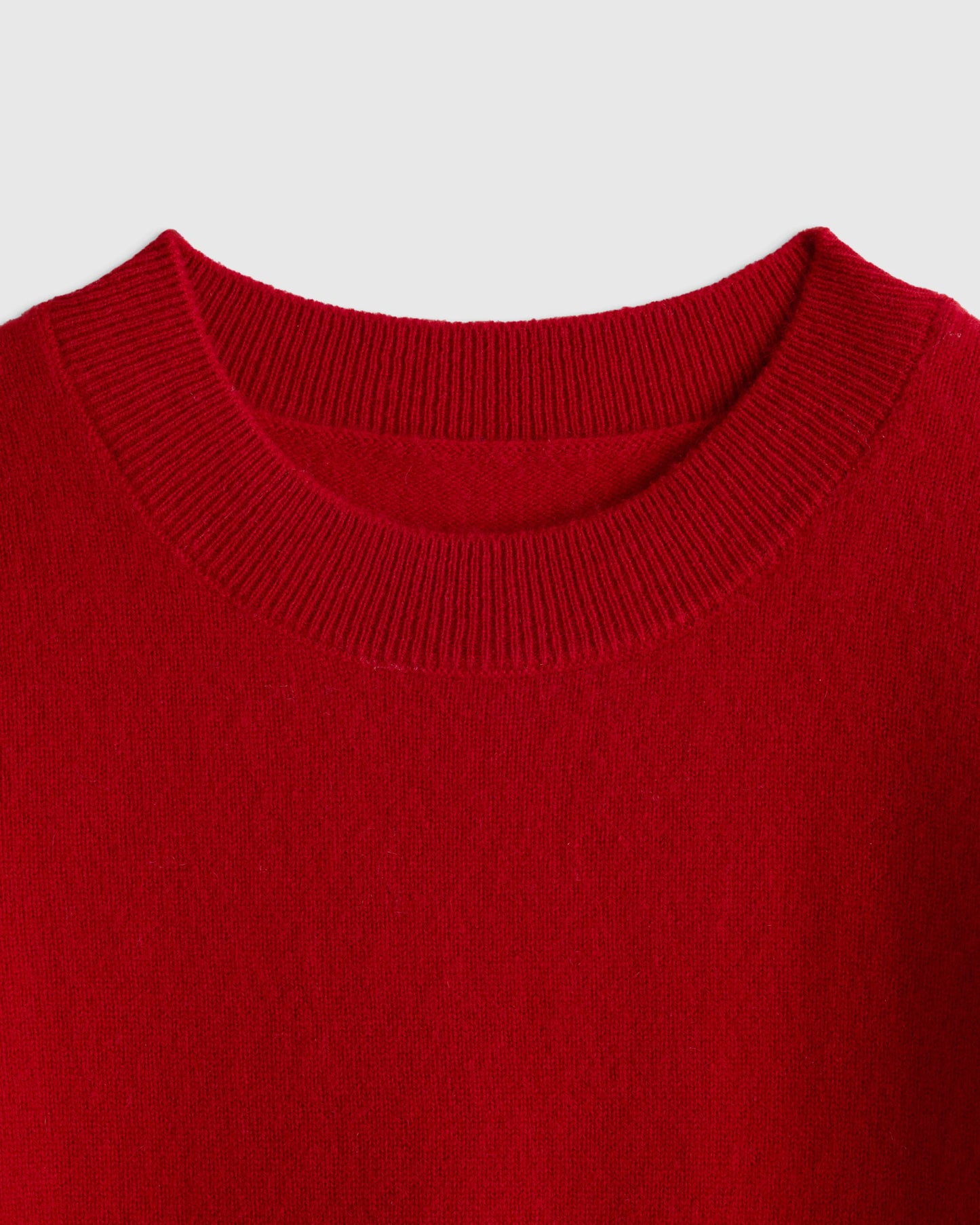 Washable Cashmere Crewneck Sweater - 6 / Heather Grey