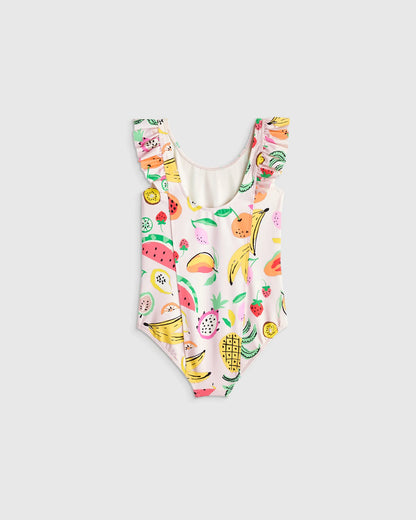 Ruffle One Piece Swimsuit - 6 / Soft Ditsy Floral