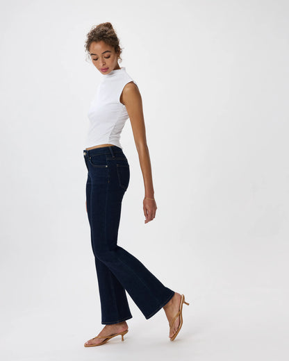 Luna Stretch Flare Jeans - 24 / Black
