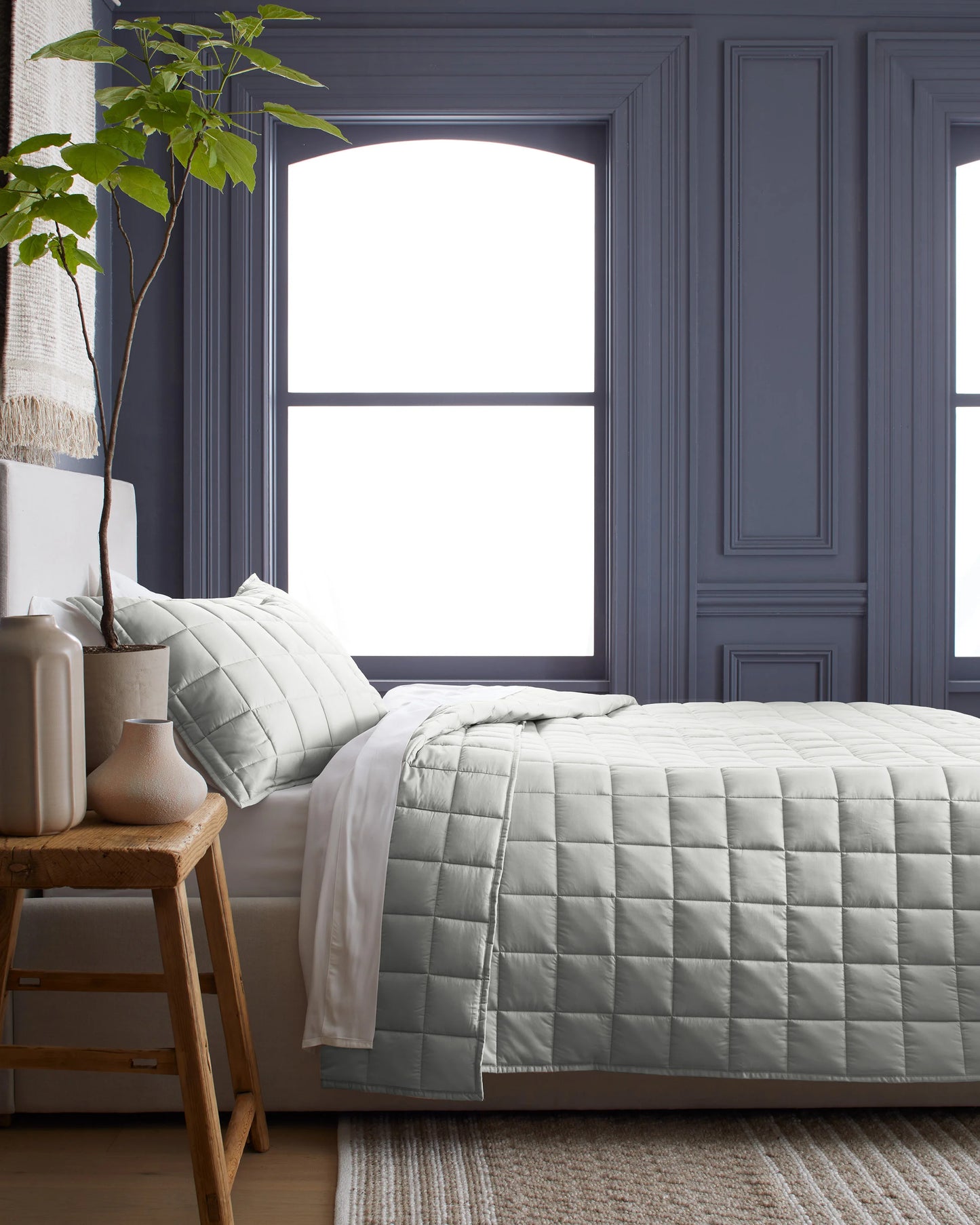 Bamboo Box Quilt - Twin / Sage