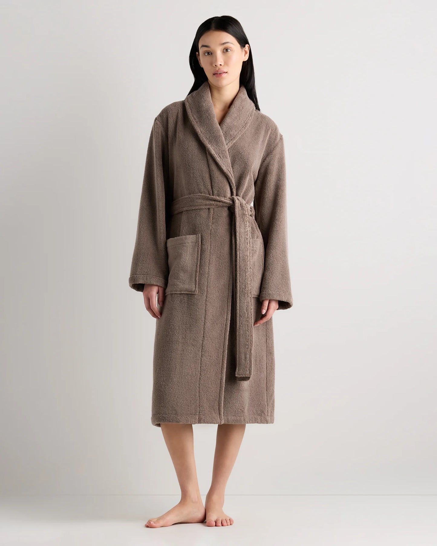 Turkish Cotton Terry Robe - XS / White
