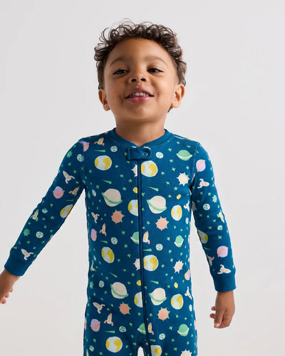 100% Organic Cotton Footie Pajama - 2T / Vehicles