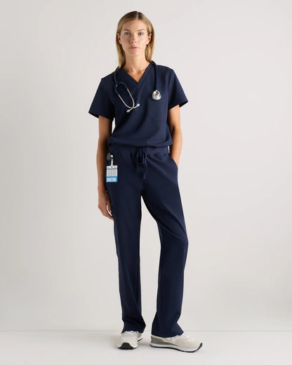 AeraFlex Scrub Cargo Pants - XS / Bold Black