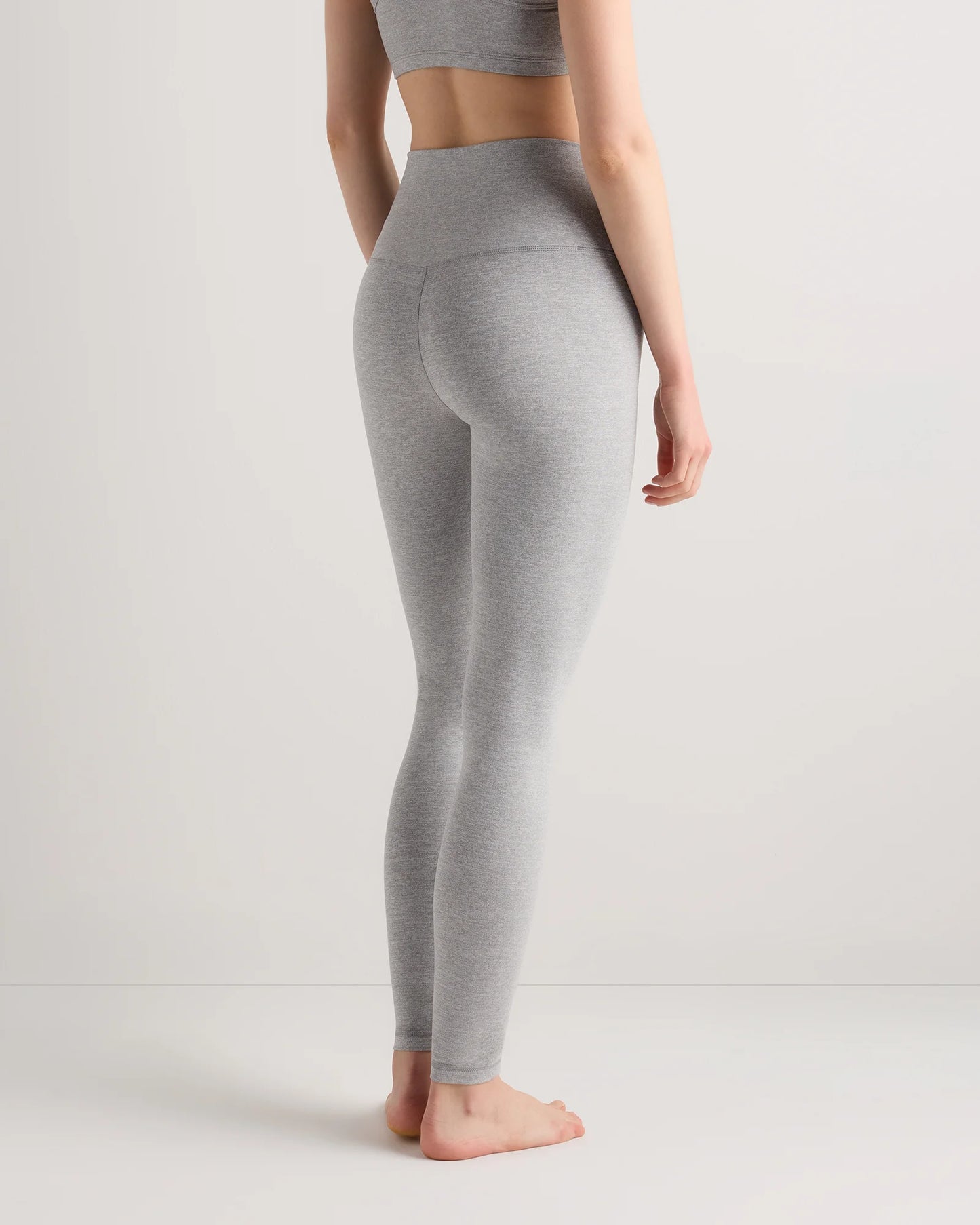 Ultra-Soft High-Rise Legging - XS / Heather Oatmeal