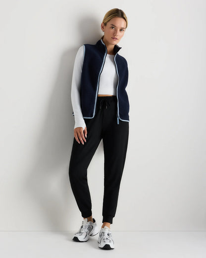 Sherpa Full-Zip Vest - XS / Black