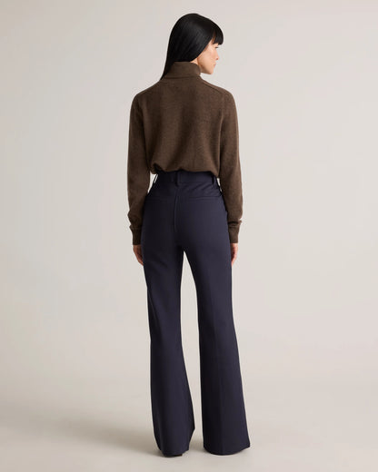 Ultra-Stretch Ponte Flare Leg Pants - XS / Charcoal