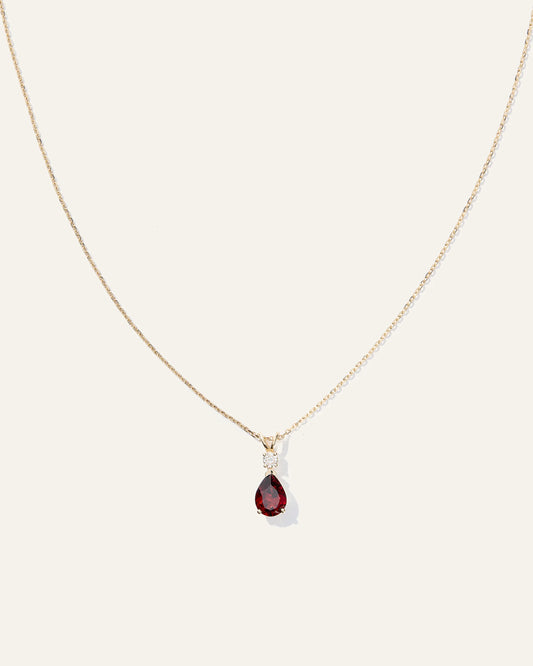 14K Gold Diamond & Semi-Precious Gemstone Drop Necklace - One Size / Yellow Gold